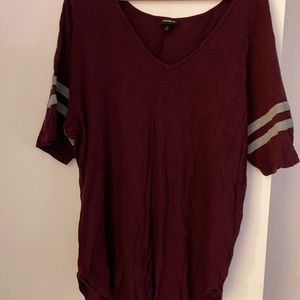 Torrid Size 3 baseball shirt.